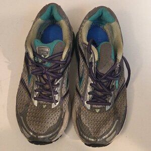 BROOKS GHOST G7 Running Shoes Gray Purple Aqua Women's US 10 B EU 8